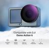 NEEWER ND/PL Filter Set ,  Multicoated HD Action Camera Photography Accessories Compatible with  Osmo Action 6 Only
