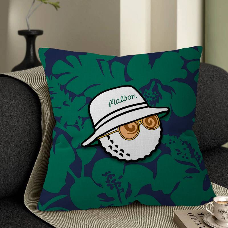 L-Leisure-M-M-Malbones Golf Office Cushion Pillowcase Car Cushion Cover45X45CM Lumbar Pillowcase Sofa Pillowcover