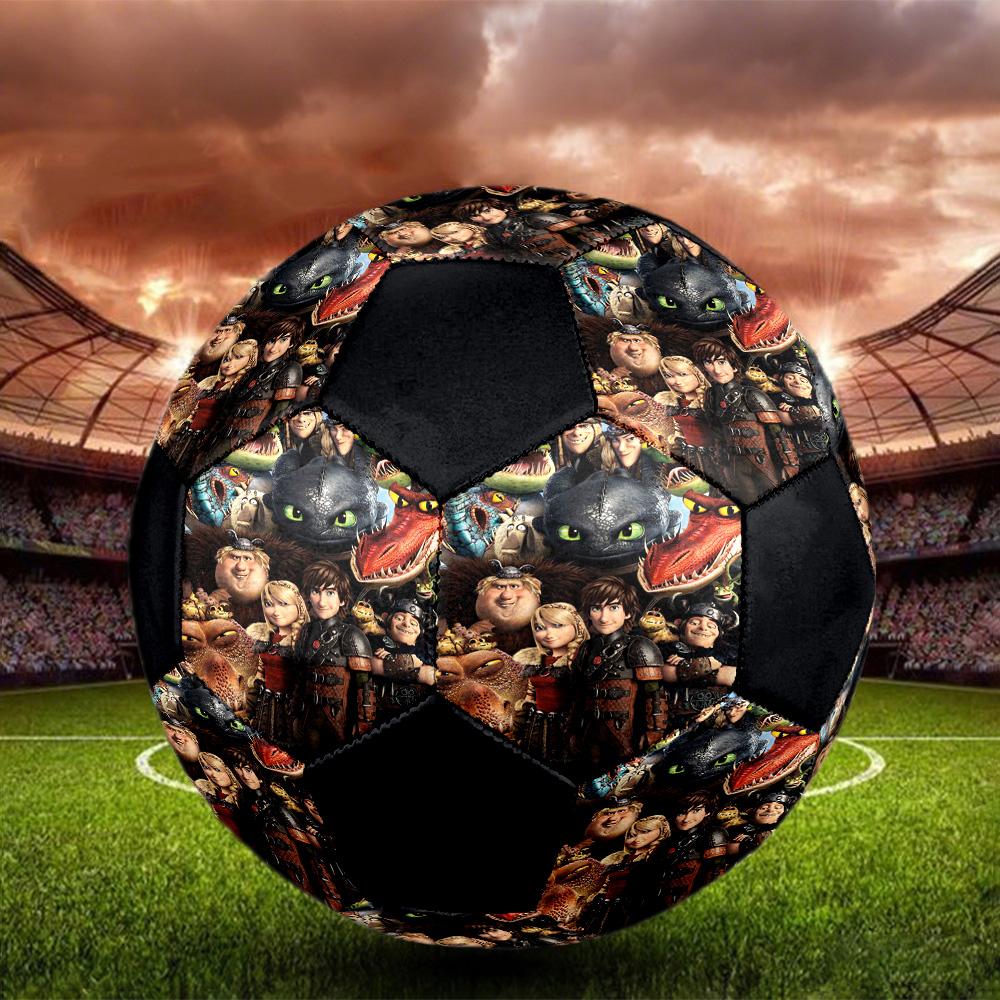 Dragon Training Indoor Soccer Ball Colorful All Ages Size 5 Machine Stitched PVC Competition Ready Durable High-Bounce
