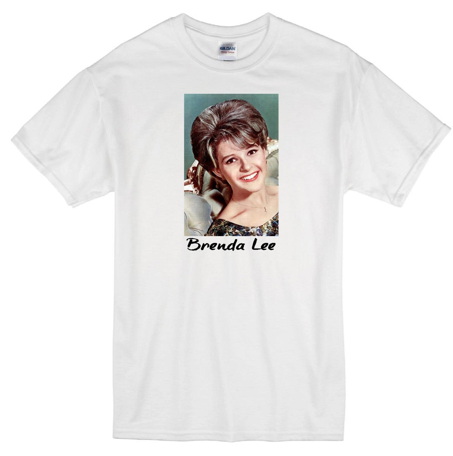

BRENDA LEE POP SINGER OLDIES LITTLE MISS DYNAMITE CHRISTMAS MUSIC WHITE T-shirt 3XL