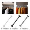 Adjustable Closet Pole Clothing Drying Rack Heavy Duty Garment Shower Curtain Rod Telescopic