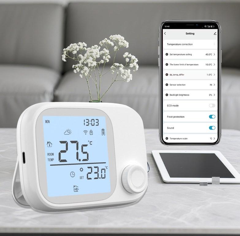 Wireless WiFi Thermostat for Tuya For Smart Home Supports For RF433 Compatible with For Alexa Temperature Control