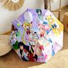 Japanese style Cute cartoon theme Sailor Moon Tsukino Usagi cartoon Umbrella Portable Home Essential Travel Outdoor Iron Multi functional Umbrella B1