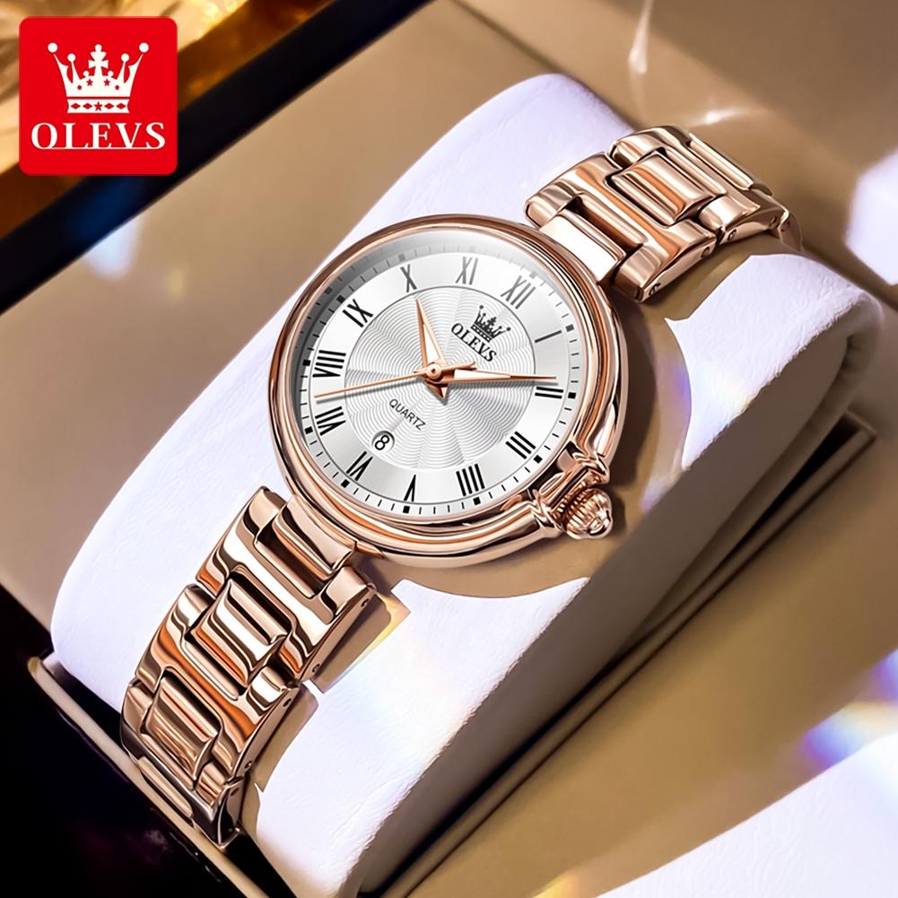 OLEVS Brand New Minimalist and Fashionable Quartz Watch Waterproof Women's Watch 5608