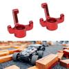 RC Car Front Steering Hub Carrier High Strength Alloy Steering Knuckle Front Steering Cup for 1Celsius24 RC Car
