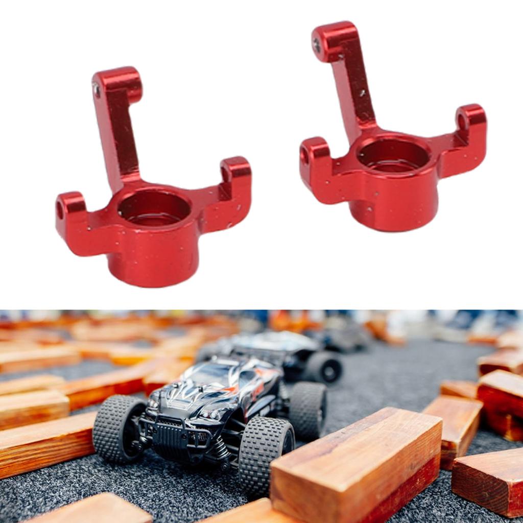 RC Car Front Steering Hub Carrier High Strength Alloy Steering Knuckle Front Steering Cup for 1Celsius24 RC Car