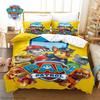 3Pcs Paw Patrol Bedding Set Duvet Cover Chase Marshall Skye Rubble Rocky Zuma Everest Ryder Kids Boys Girls Gift
