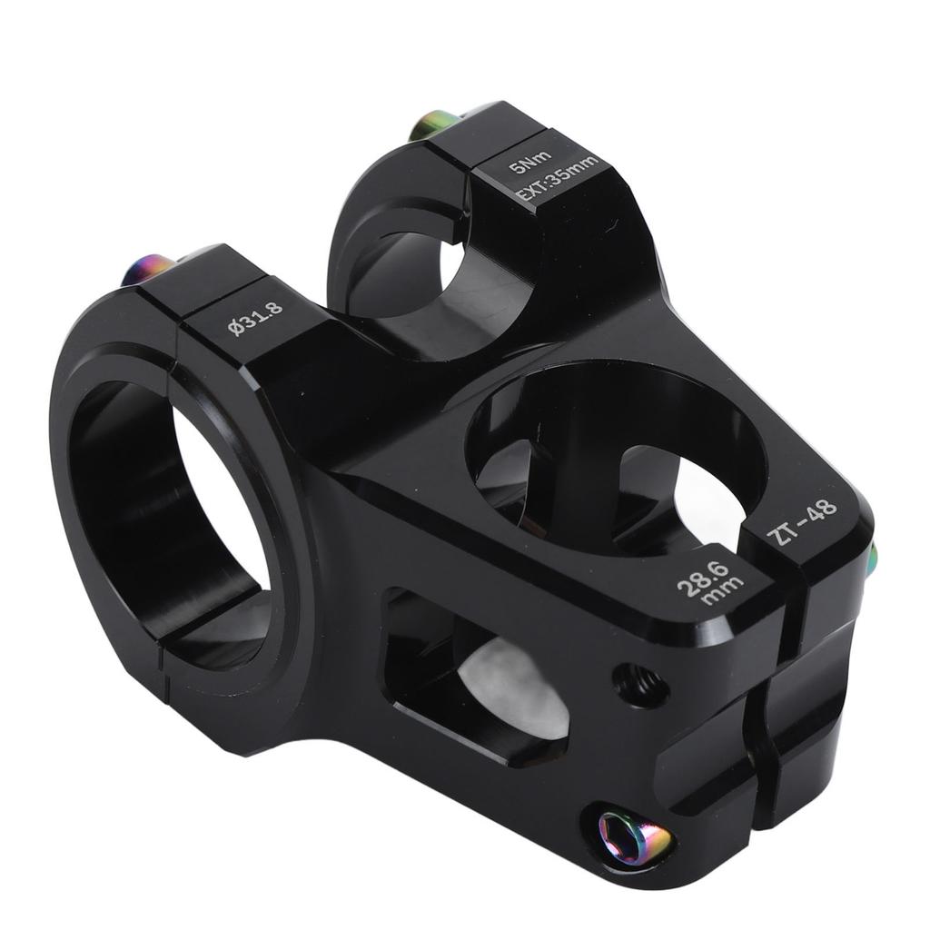31.8mm Mountain Bike Stem Aluminum Alloy Lightweight Short Handlebar Stem for Replacement