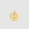 CARLIDANA Classique Minimaliste Alphabet 26 Breloques Lettres en Cristal Collier Pendentif Rond Lettre Acier Inoxydable Collier DIY