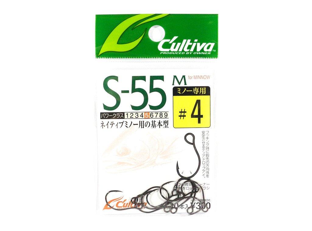 OWNER S-55M Single Hook 4 11770 Fishhook No. 4