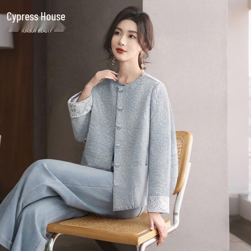 Women s Round Neck Long Sleeve Loose Cardigan L