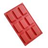 1Pc Baking Tools 20 /9-Cavity Financiers Mold Silicone Mold Red Dessert Tool Pastry Accessories Chocolate Molds, Silicone Pastry