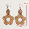 New Luxury Flower Disc Tassel Dangle Earrings Premium Texture Exaggerated Fashion Elegant Atmospheric Ear Jewelry For Women