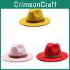 Pălărie Fedora Clasică cu Bor Lat pentru Femei Bărbați Accesoriu de Modă Toamnă Iarnă