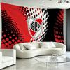 River Plate Wall Tapestry Aesthetic Wall Hanging Printed Fabric Blanket Decorative Tapestries for Bedroom Living Room Home Decor