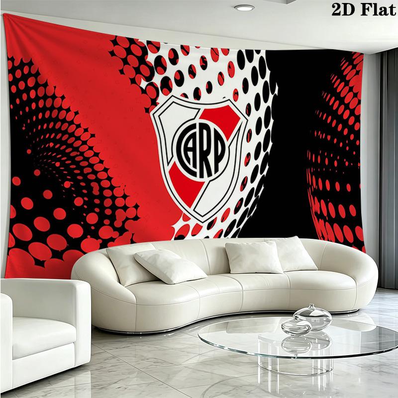 River Plate Wall Tapestry Aesthetic Wall Hanging Printed Fabric Blanket Decorative Tapestries for Bedroom Living Room Home Decor