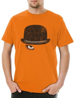 Alex Eye Męski T-shirt Mechaniczna Pomarańcza Alex Droog Alexander Mod