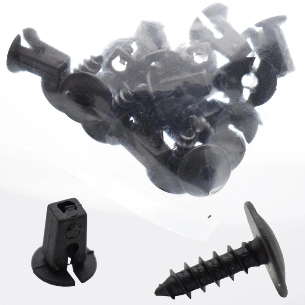 Car Fender Liner Mudguard Fastener Clips Screws Retainer For Volkswagen VW Passat B5 B6 B7 CC Golf MK6 Tiguan Touran Polo 10pcs