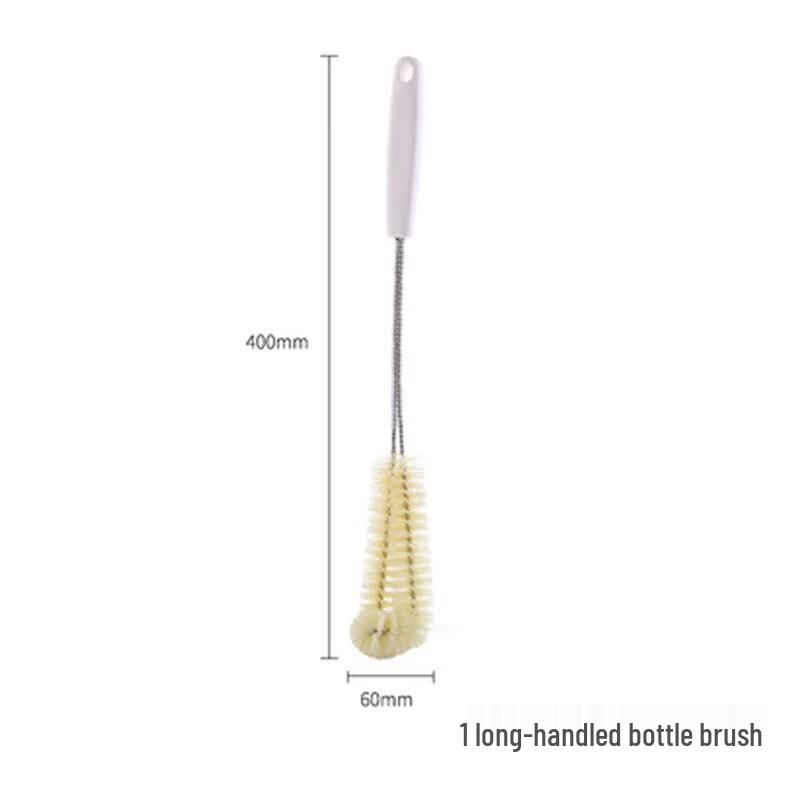 360 Rotating Long Handle Bottle Brush