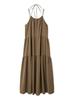 Mira Owen Double Ribbon Halter Neck Cami Dress 09WFO254901MOC0