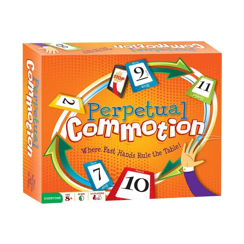 

Perpetual Commotion Card Game for Families and Friends: Super Fun Adult Party Games Nights of Laughter and Competition світло-сірого кольору