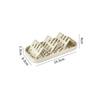 Durable Cartoon Soap Rack Multifunctional Space Saving Narrow-sided Sink Storage Rack Bathroom Draining Box Bathroom Accessories