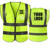 Reflective Vest High-Grade Safety Signal Custom Logo Rider Jacket Vest High Visibility Working Safety Jacket Fluorescent Woman