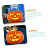 Pumpkin Flame Lights, Outdoor Garden Stake and Hanging Decor, Flickering LED for Halloween Fall Festive