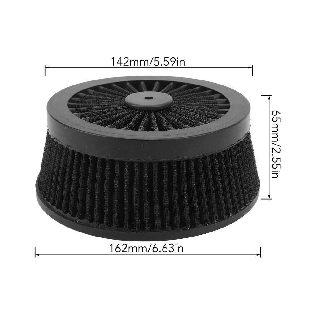 Motorcycle Filter Black Low Wear Engine Cleaner for