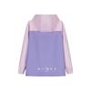 Nike Bunda Ležérna S Kapucňou Vetrovka Módna Farebný Blok Dlhý Rukáv Detské bundy Hortenziovo-Fialová N32512379GS-004