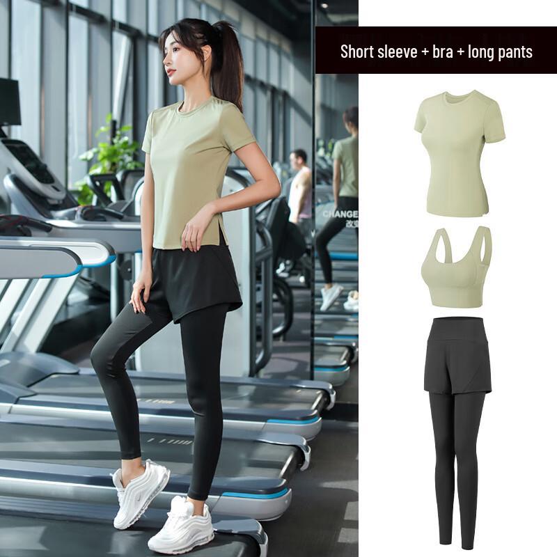 OEING Women's 3-Piece Yoga Activewear Set