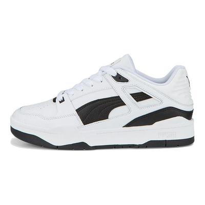 Slipstream Leather White Black Unisex Sneakers 387544-04