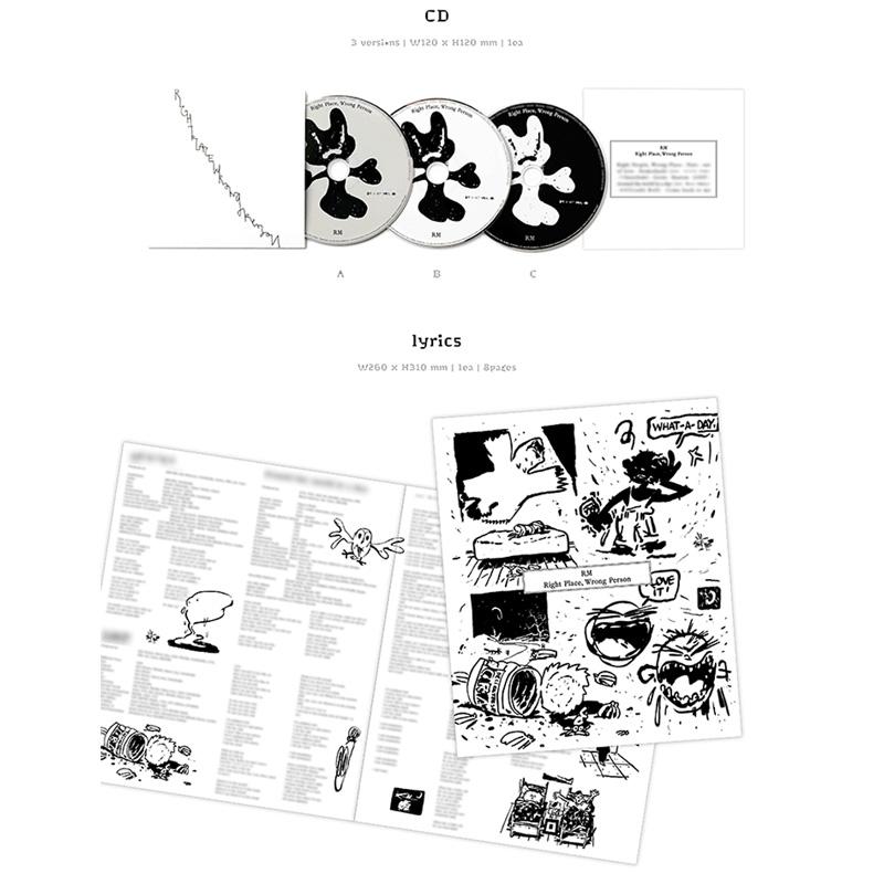 RM (Bts) 2. Soloalbum „Right Place, Wrong Person“