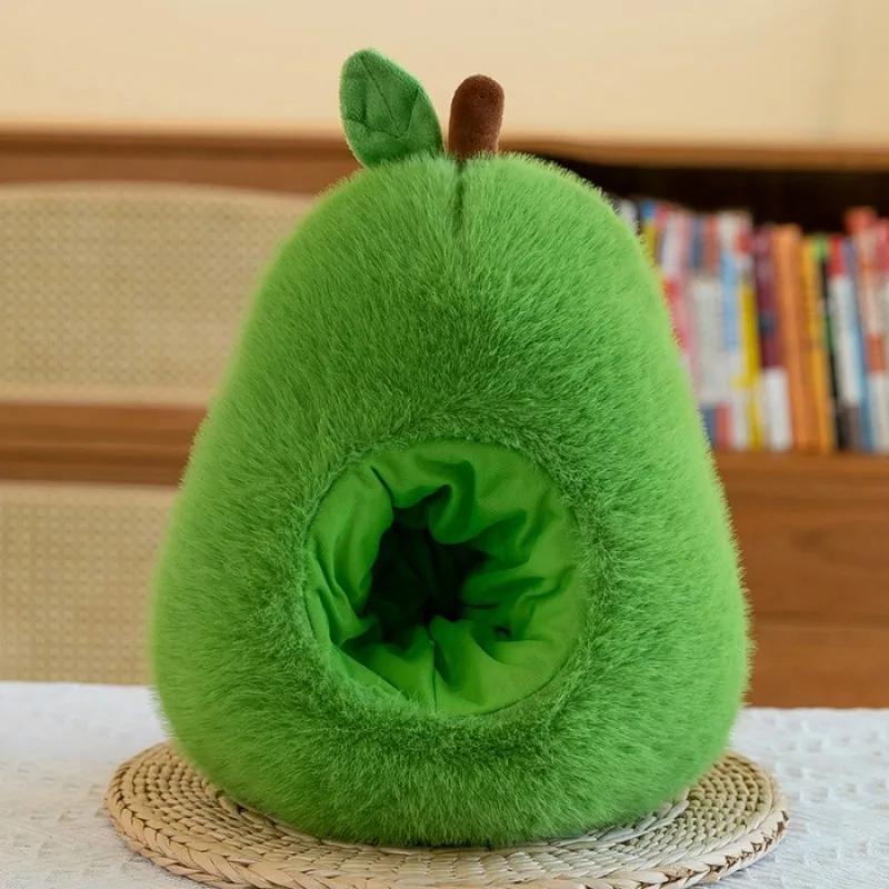 Cute Capybara Avocado Plush Toy Doll Capibala Sleeping Pillow Large Plushie Birthday Gift Kawaii Creative Fruit Rag Doll Cushion