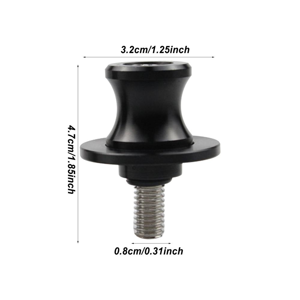 Motorcycle Rear Seat Bolt 2pcs Motorcycle Rear Frame Screws Aluminum Alloy Rear Frame And Lifting Frame Screws For Motorbike