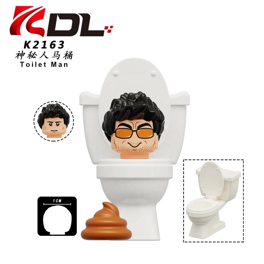 Skibidi Toilet MOC Abstract Robot Building Blocks Compatible With LEGO Monitor TV Man Delicate Figures Mini Model Bricks Toys