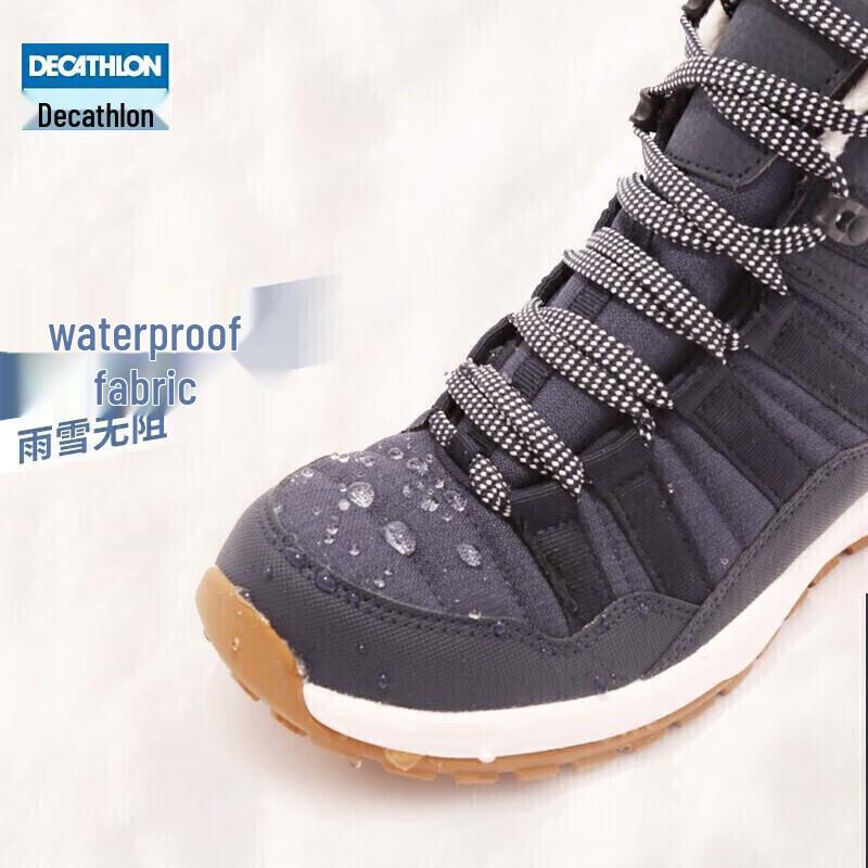 Decathlon Women's Waterproof Warm Winter Mid-Top Boots
