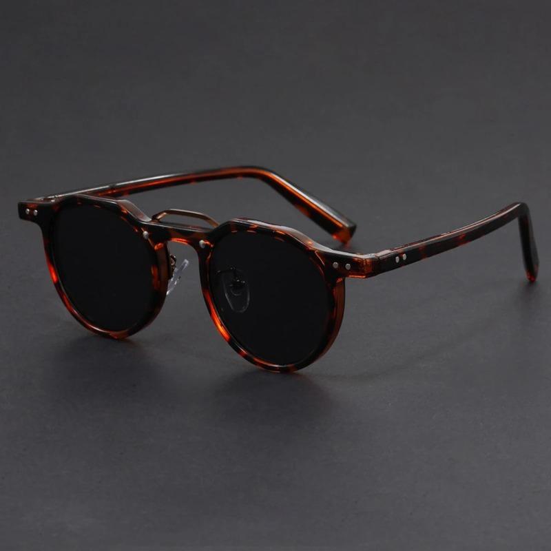 Classic Vintage Round Frame Sunglasses Men Women Hip-hop Punk Style UV400 Sun Glasses Retro Fashion Goggles