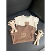 Baby Onesie Summer Waffle Bear Baby Romper