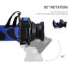 ZK30 Waterproof Headlamp Head Lights Fishing Tail Lights Forehead Head Headlights Torch Hunting Head Fishing Mining Lights Lamp