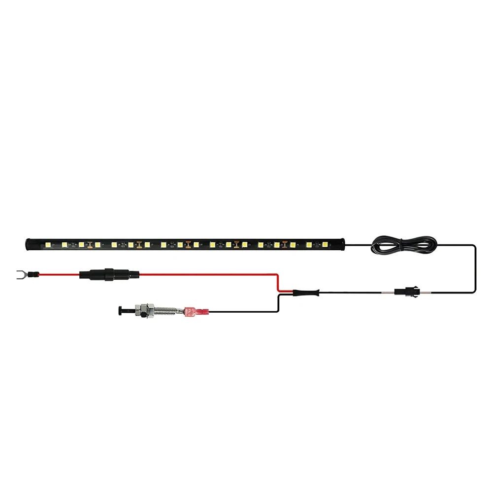 

2-in-1 Car Engine Under Hood Light Kit White Automatically Light ON/OFF Work Light 12V LED Strip Light Bar Car Lighing Accessory