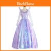 Vestido de Cosplay Wicked Grinda con Corsé Brillante para Juego de Rol de Fantasía