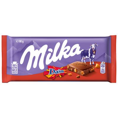 Milka Daim Milk Chocolate - 90 G