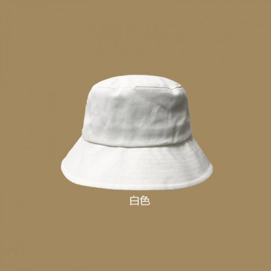 

Trendy black fisherman hat for women, summer Korean style casual versatile Japanese sun protection sun hat, men s bucket hat M（56-58cm） белый