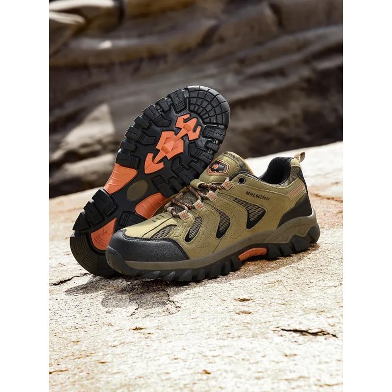 

Men s Non-Slip Outdoor Hiking Shoes Breathable Mesh Trekking Sneakers Casual Lightweight Shoes 47 коричневий