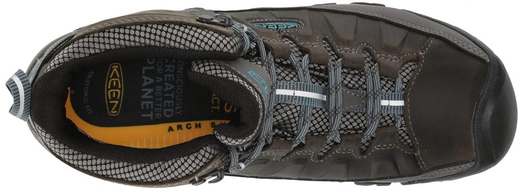 KEEN Targhee III Mid WP Waterproof Trekking Size Women's Shoes, Magnet/Atlantic Blue, 25.5cm