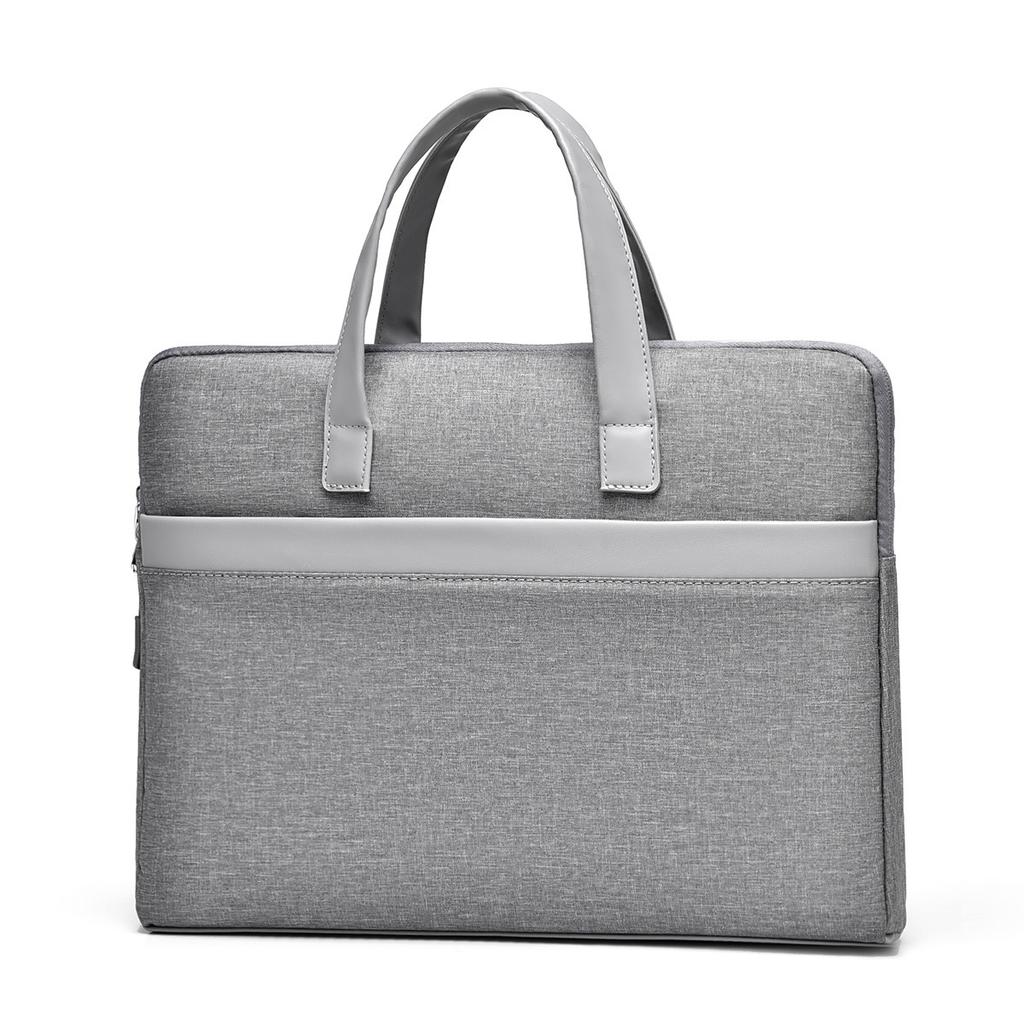 New men's casual briefcase lightweight business trip laptop bag file commute business handbag
