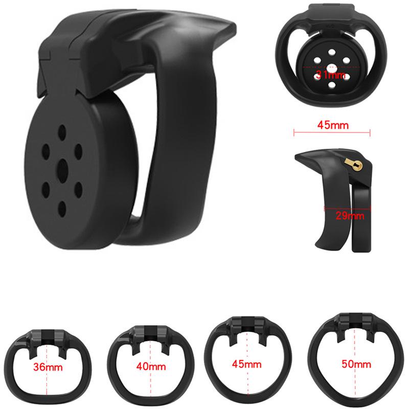 Cobra Escape-Proof Male Chastity Cage Lock for Cross-Dressers