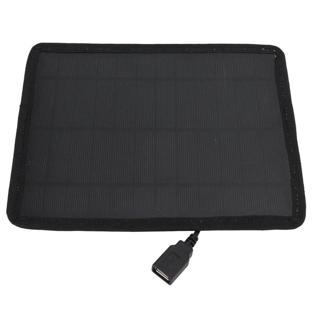 Solarmodul 5,3W 6V USB-Ausgang Geringe Dämpfung Camouflage Monokristallin Solar-Akkuladegerät für Reisen im Freien