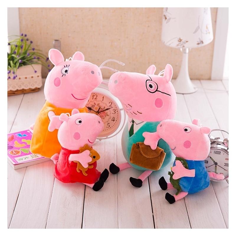 Peppa Pig Plush Toy Family Set With Pp Cotton Fill For Kids Birthdays And Sleep Time